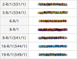 TWO TONE COLORS RAINBOW