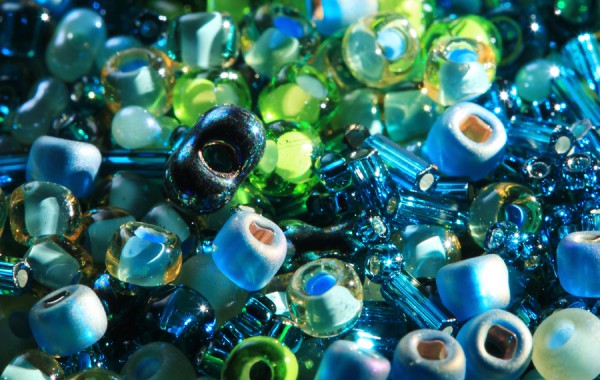 Glass Beads Green