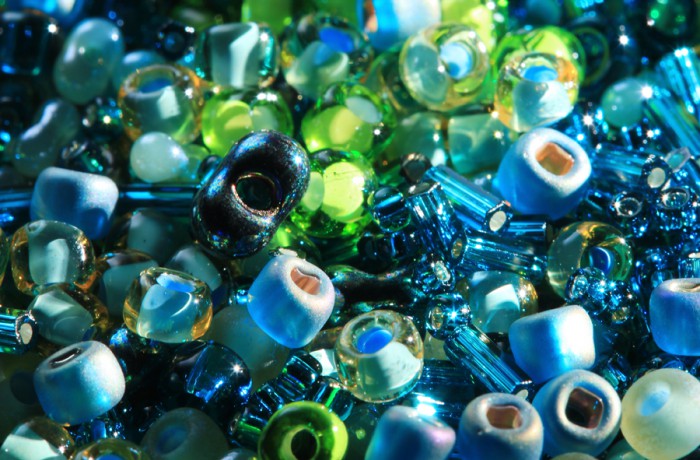 Glass Beads Green